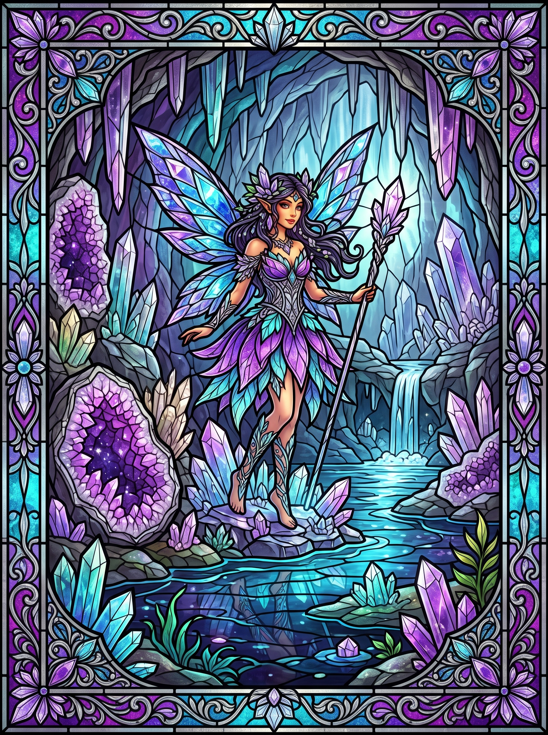 Amethyst Geode Fairy