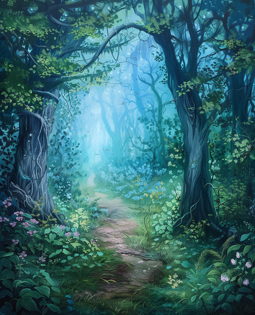 Enchanted Forest Path (Diamond Painting) Diamond Painting kit