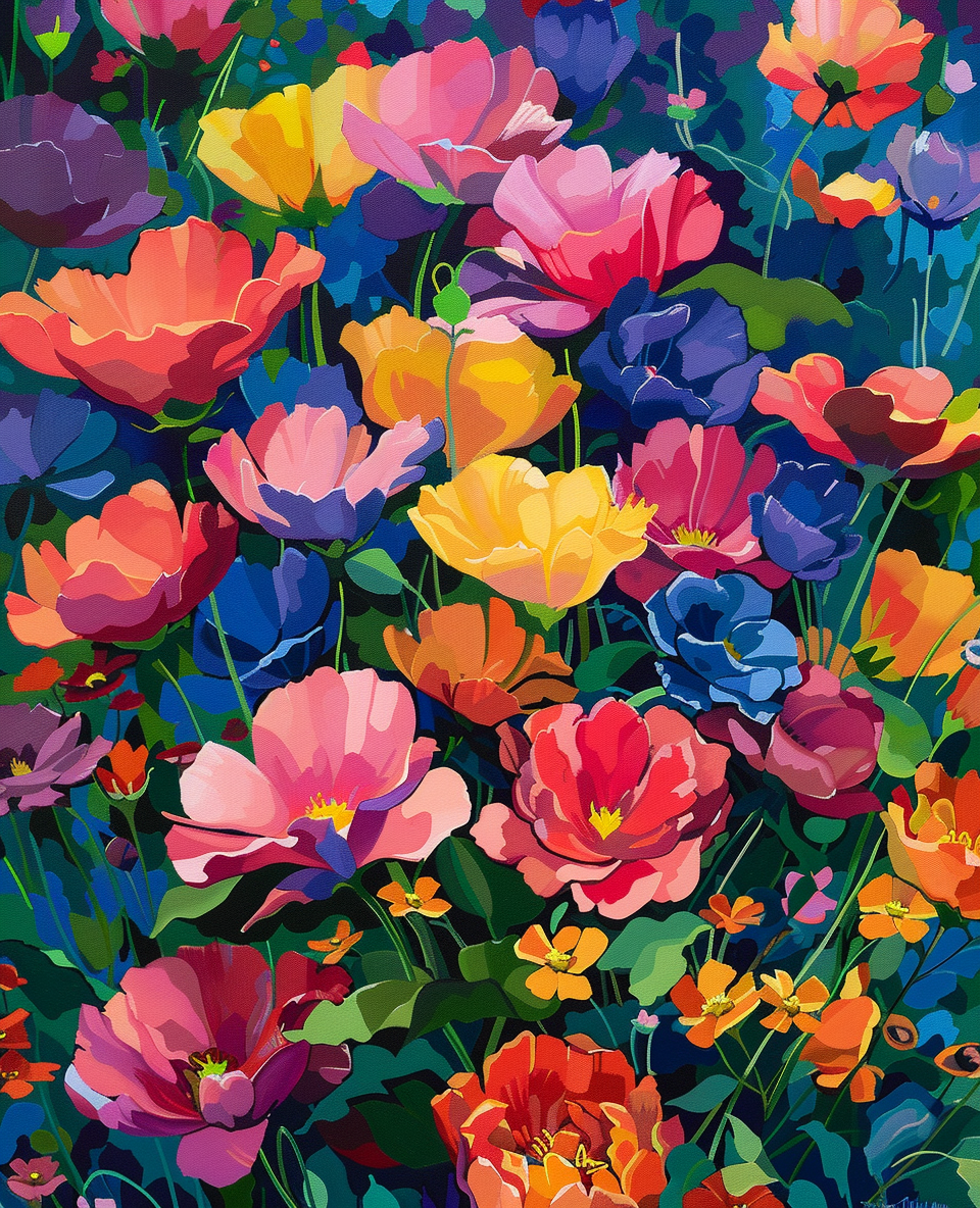 Harmonic Blooms (Diamond Painting) Diamond Painting kit