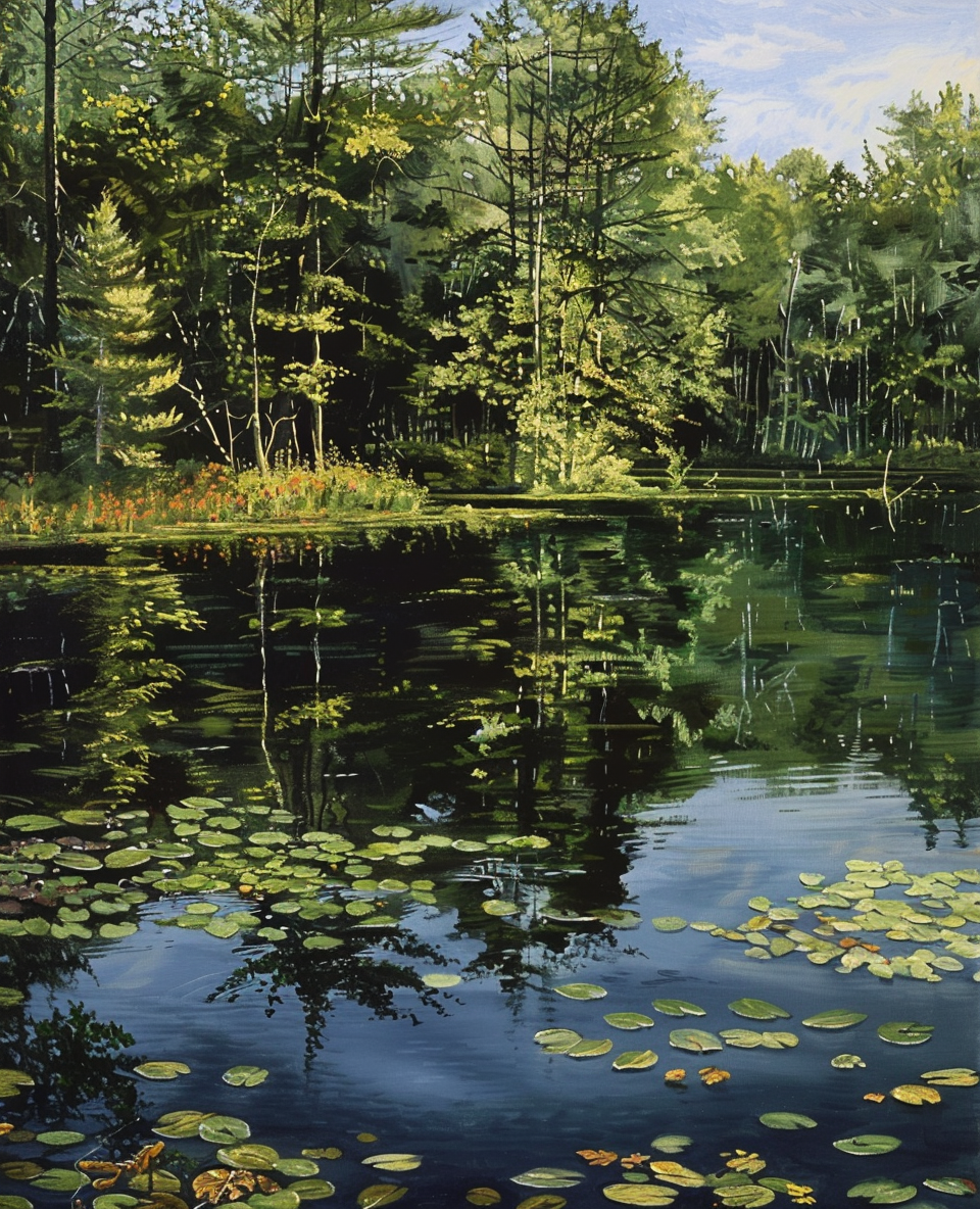 Mystic Lake Stillness (Diamond Painting) Diamond Painting kit
