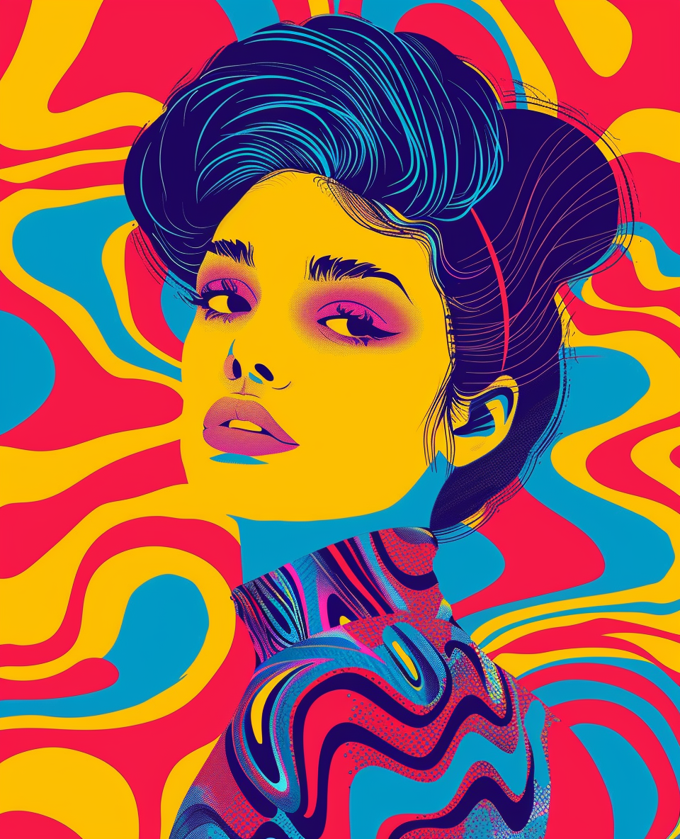Psychedelic Muse (Diamond Painting) Diamond Painting kit