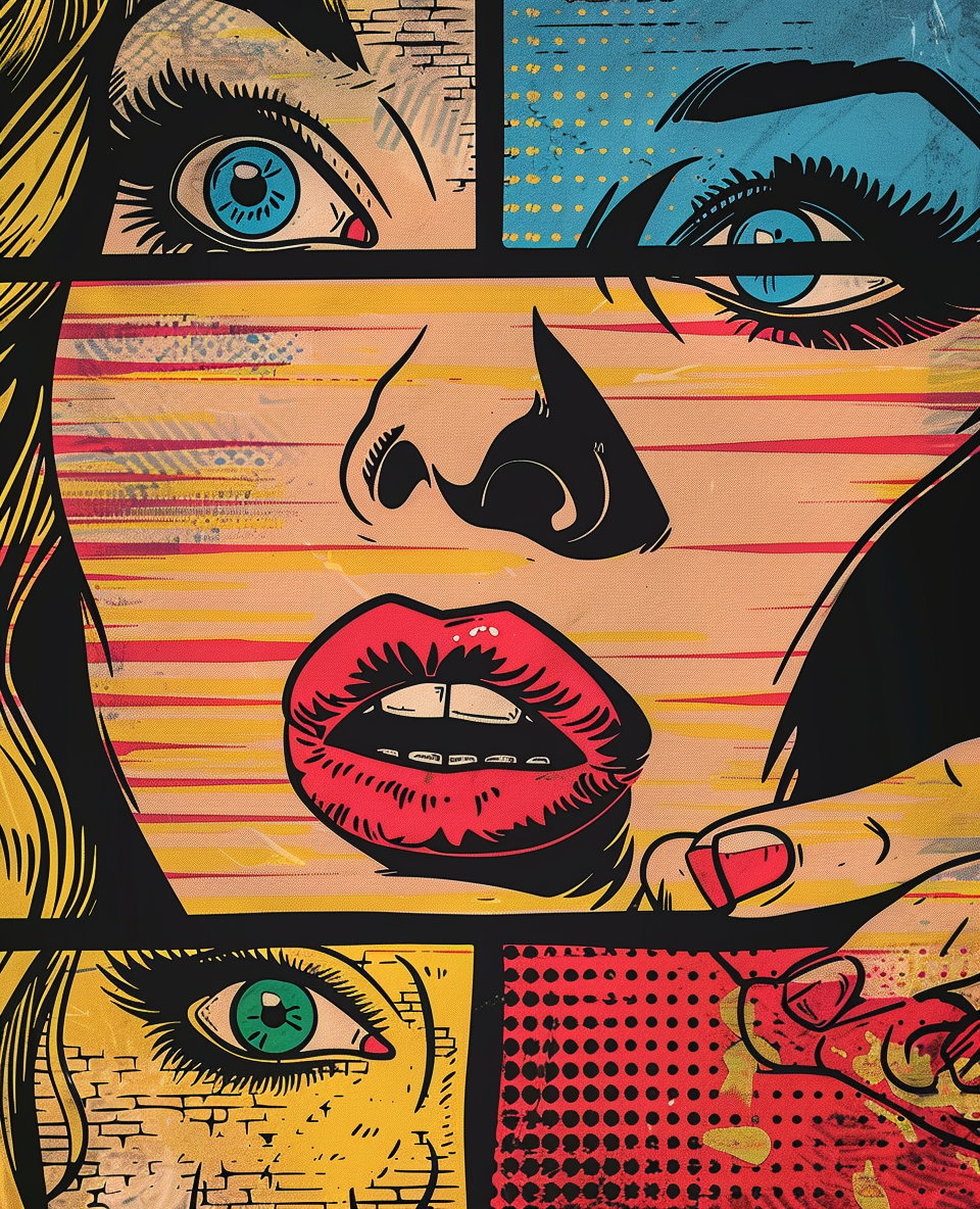 Pop Art Drama (Diamond Painting) Diamond Painting kit