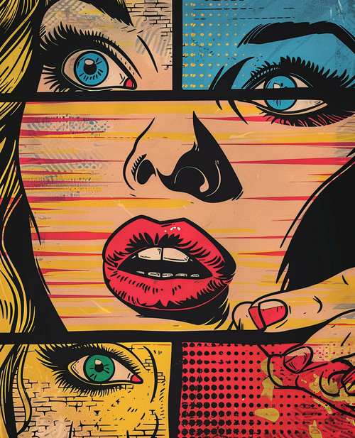 Pop Art Drama (Diamond Painting) Diamond Painting kit