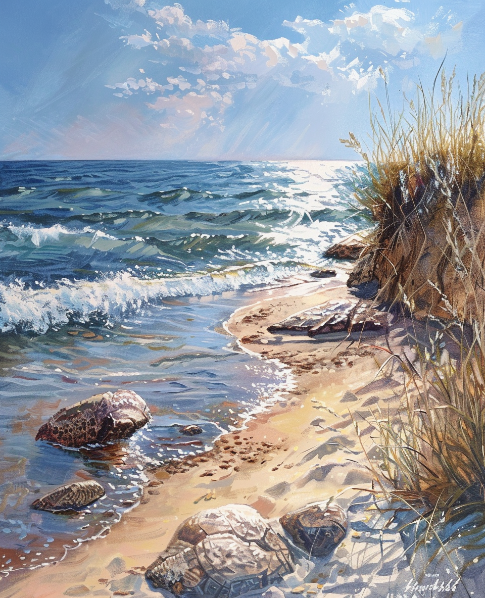 Waves & Whispers (Diamond Painting) Diamond Painting kit