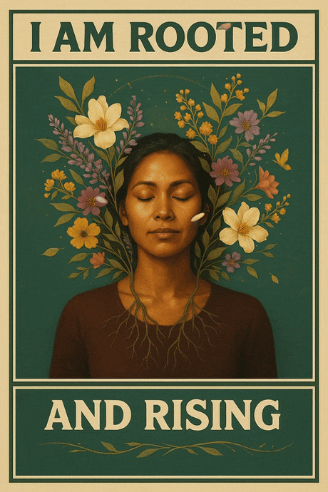 I Am Rooted and Rising (Diamond Painting) Diamond Painting kit