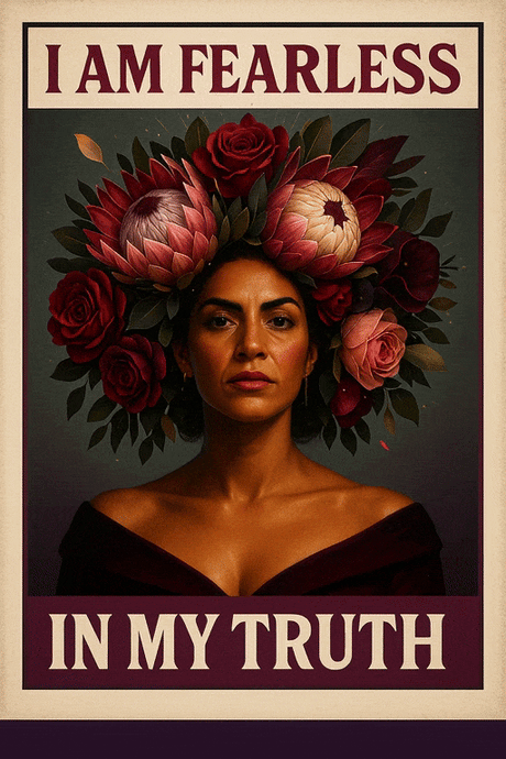 I Am Fearless in My Truth Halloween Paint by Numbers kit