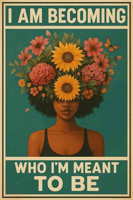 I'm Becoming Who I'm Meant to Be Halloween Paint by Numbers kit