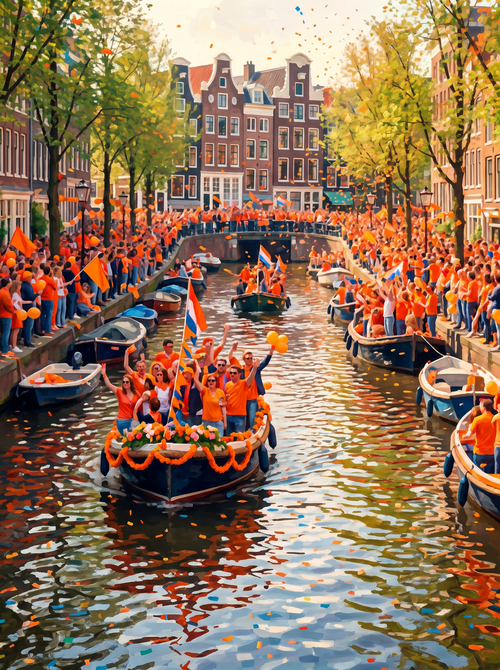 Amsterdam Kings Day Orange