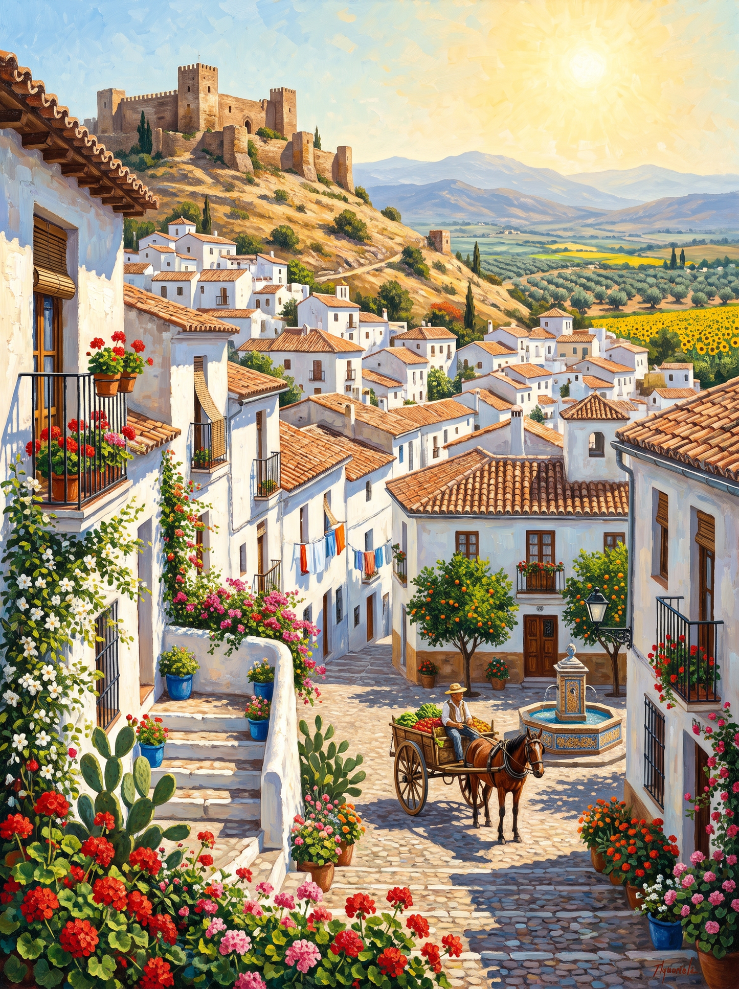 Andalusian White Village