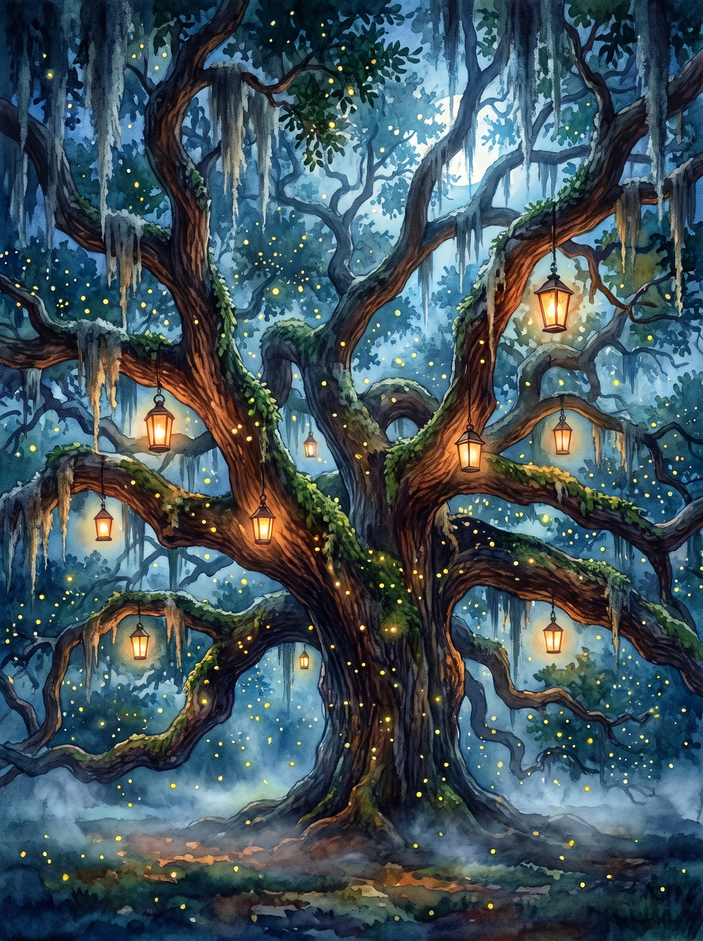 Angel Oak Firefly Night