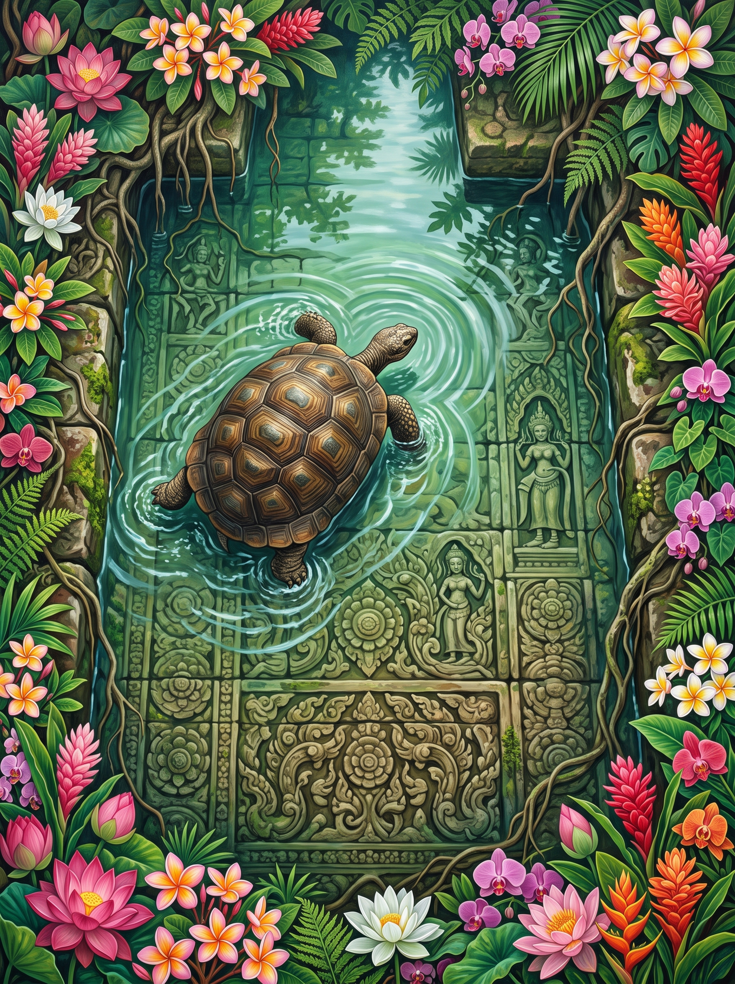 Angkor Tortoise Causeway