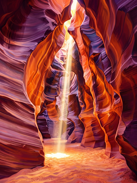 Antelope Canyon Light Beam