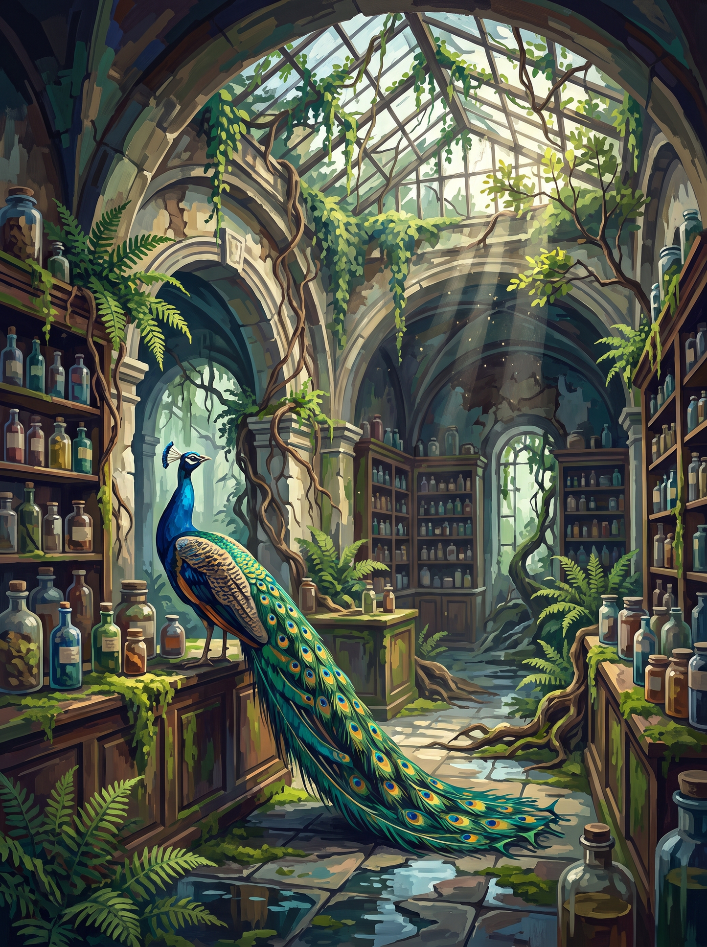 Apothecary Hall Peacock
