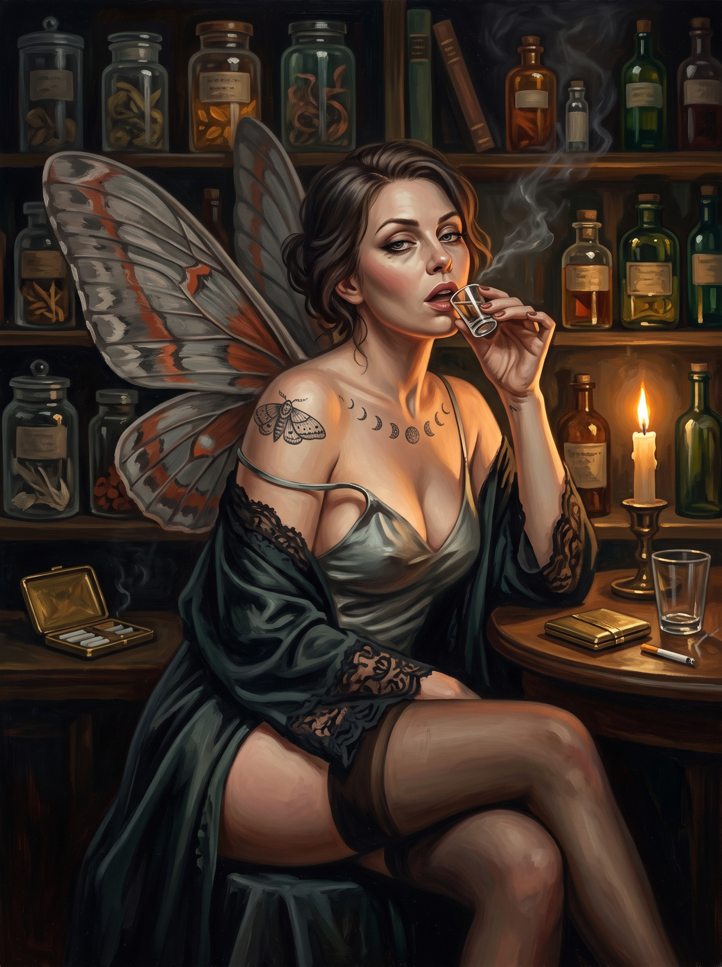 Apothecary Moth Fairy