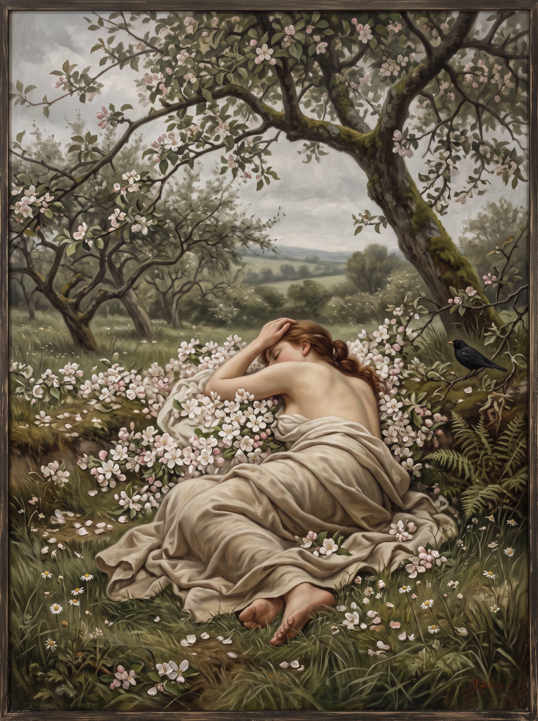 Apple Blossom Drift