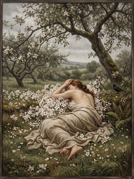 Apple Blossom Drift