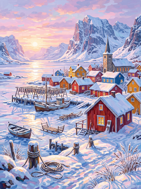 Arctic Fishing Village
