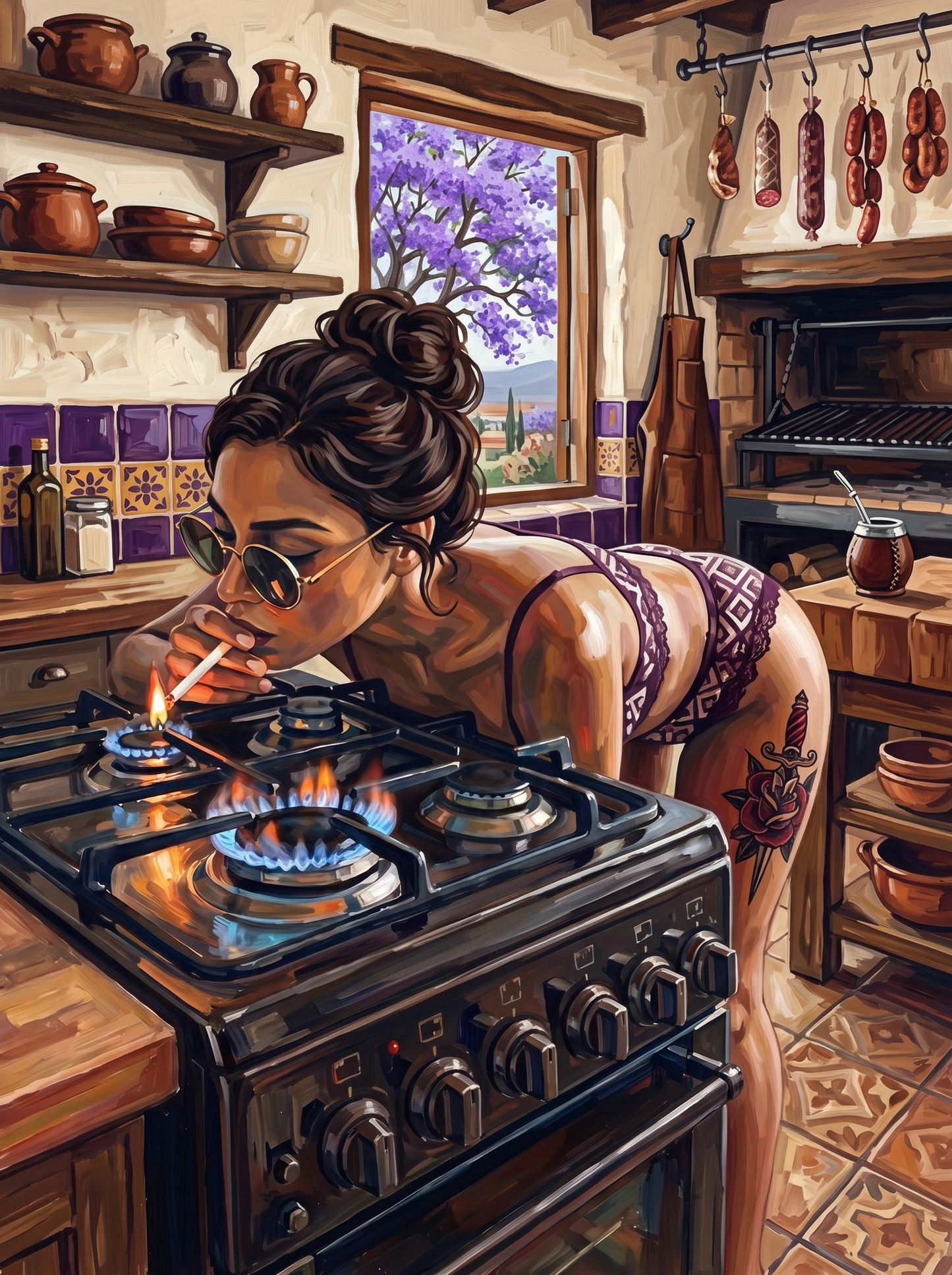 Argentine Parrilla Kitchen