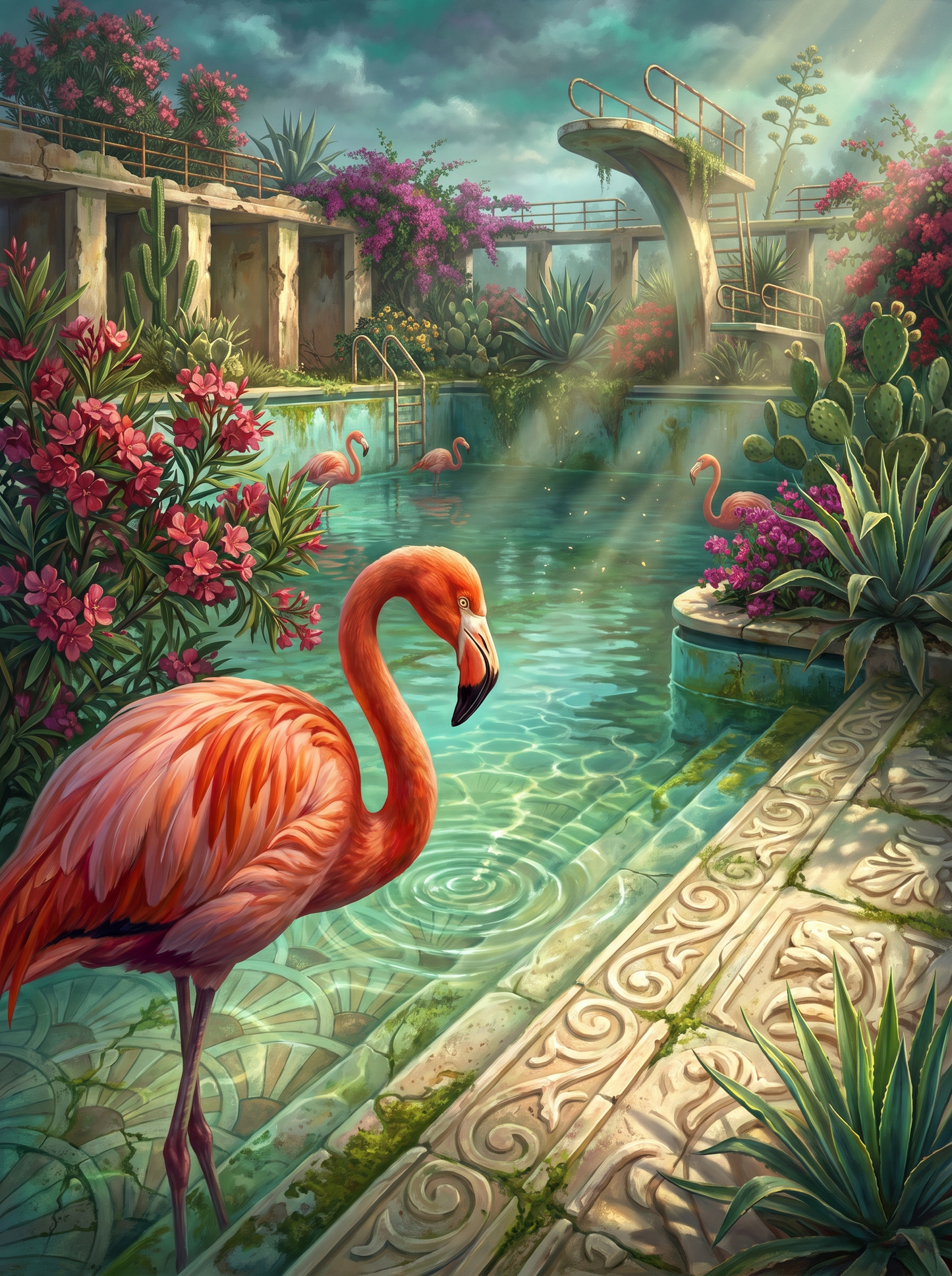 Art Deco Lido Flamingo