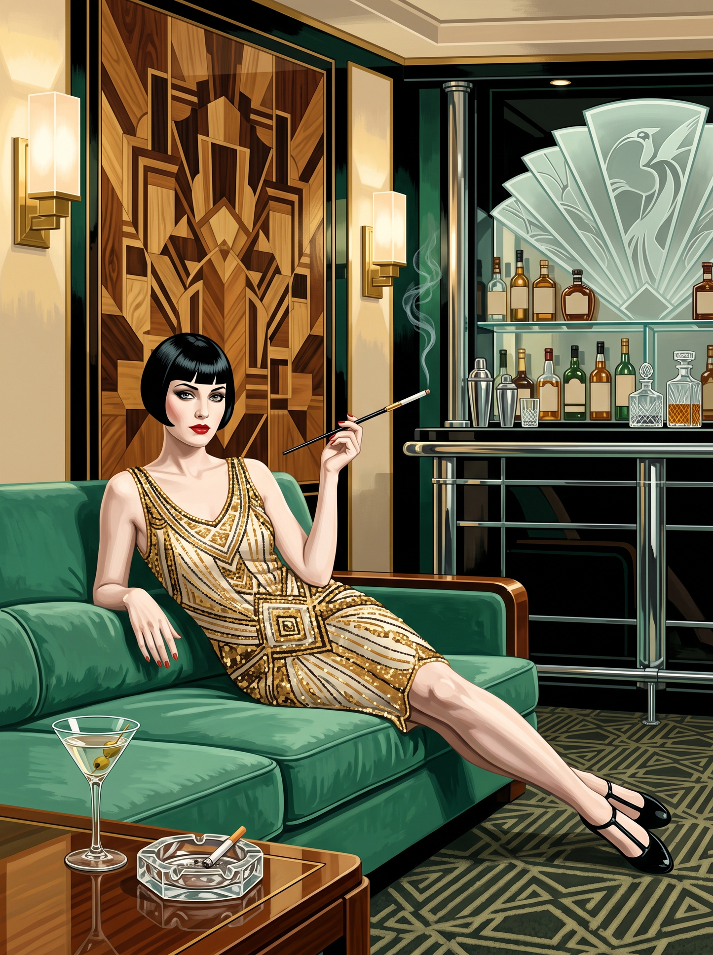 Art Deco Ocean Liner