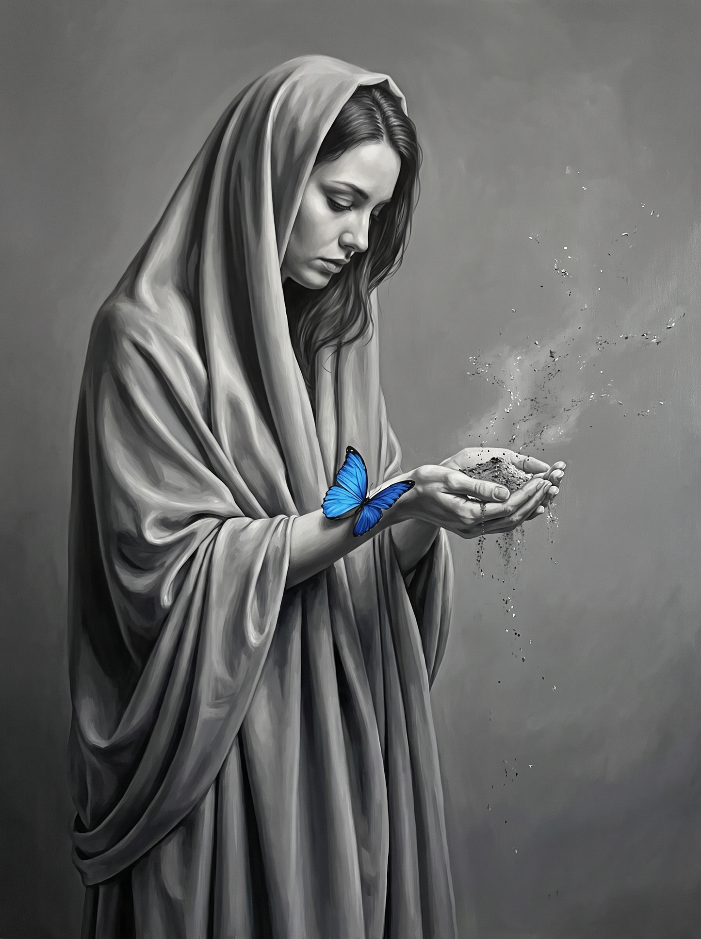 From Ash, a Blue Wing