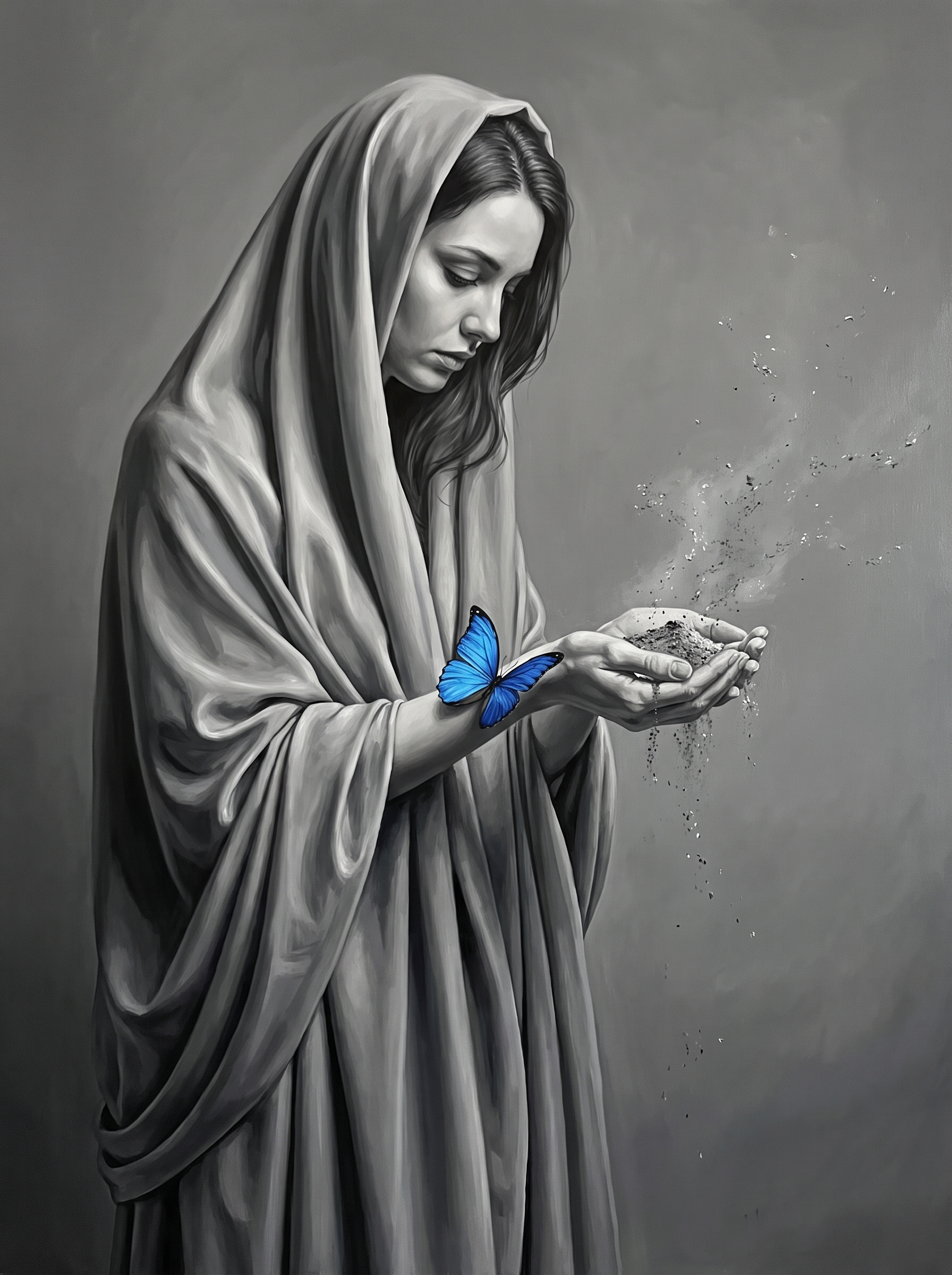 From Ash, a Blue Wing