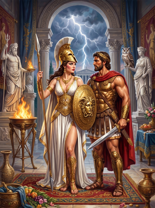 Athena Medusa Shield Hero (80 Colors)