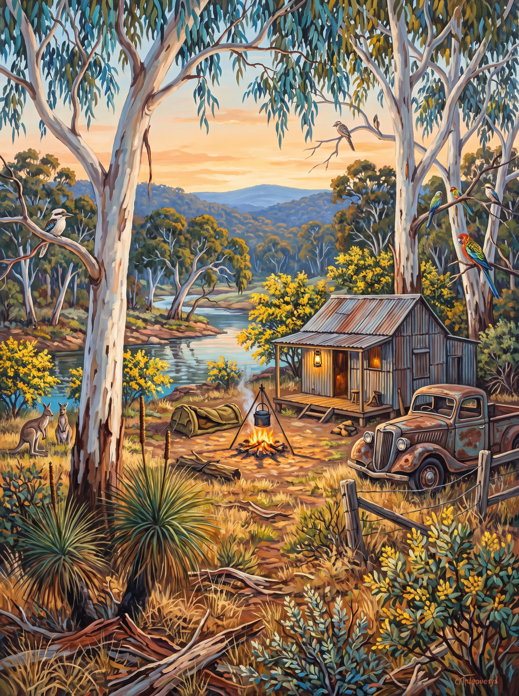 Australian Bush Camp
