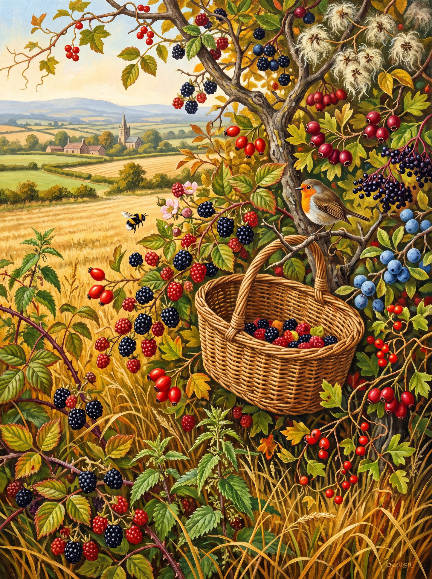 Autumn Hedgerow Fruit