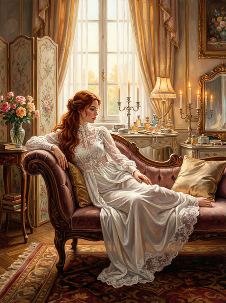 Azure Study Room (Diamond Painting) Diamond Painting kit
