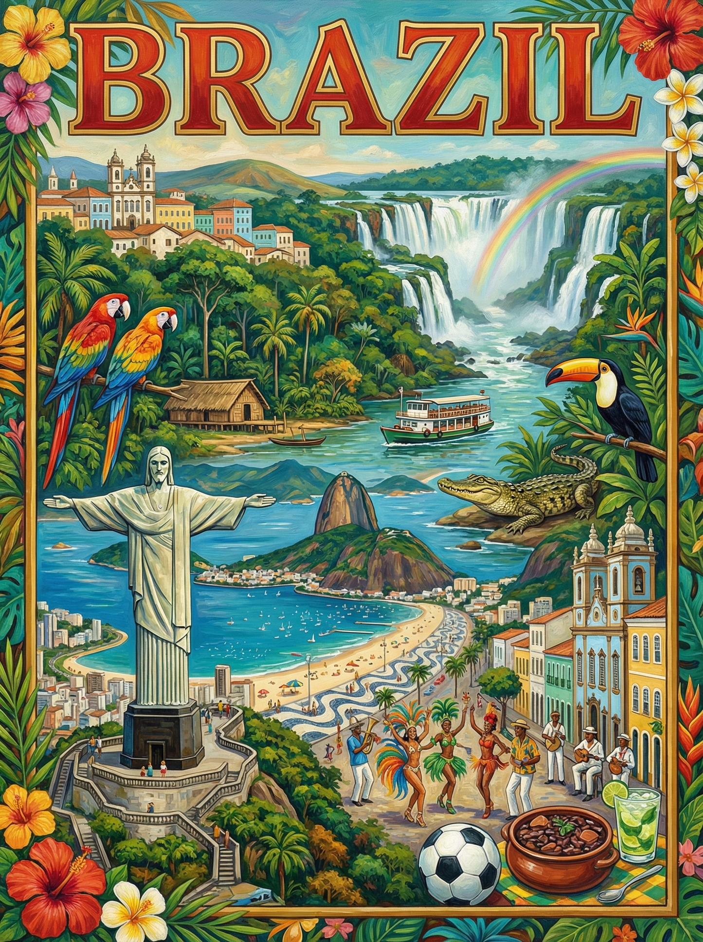 Brazil Tropical Spirit (Diamond Painting) Diamond Painting kit