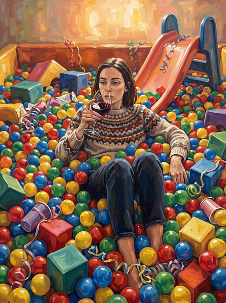 Wine in the Ball Pit