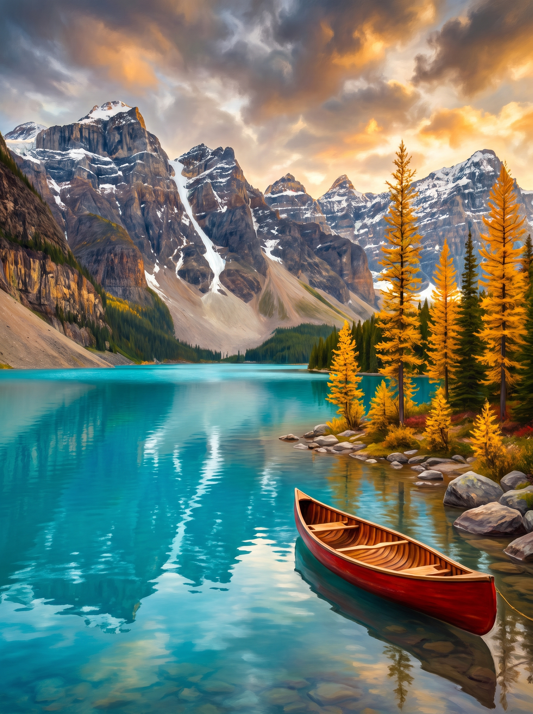 Banff Moraine Lake Autumn