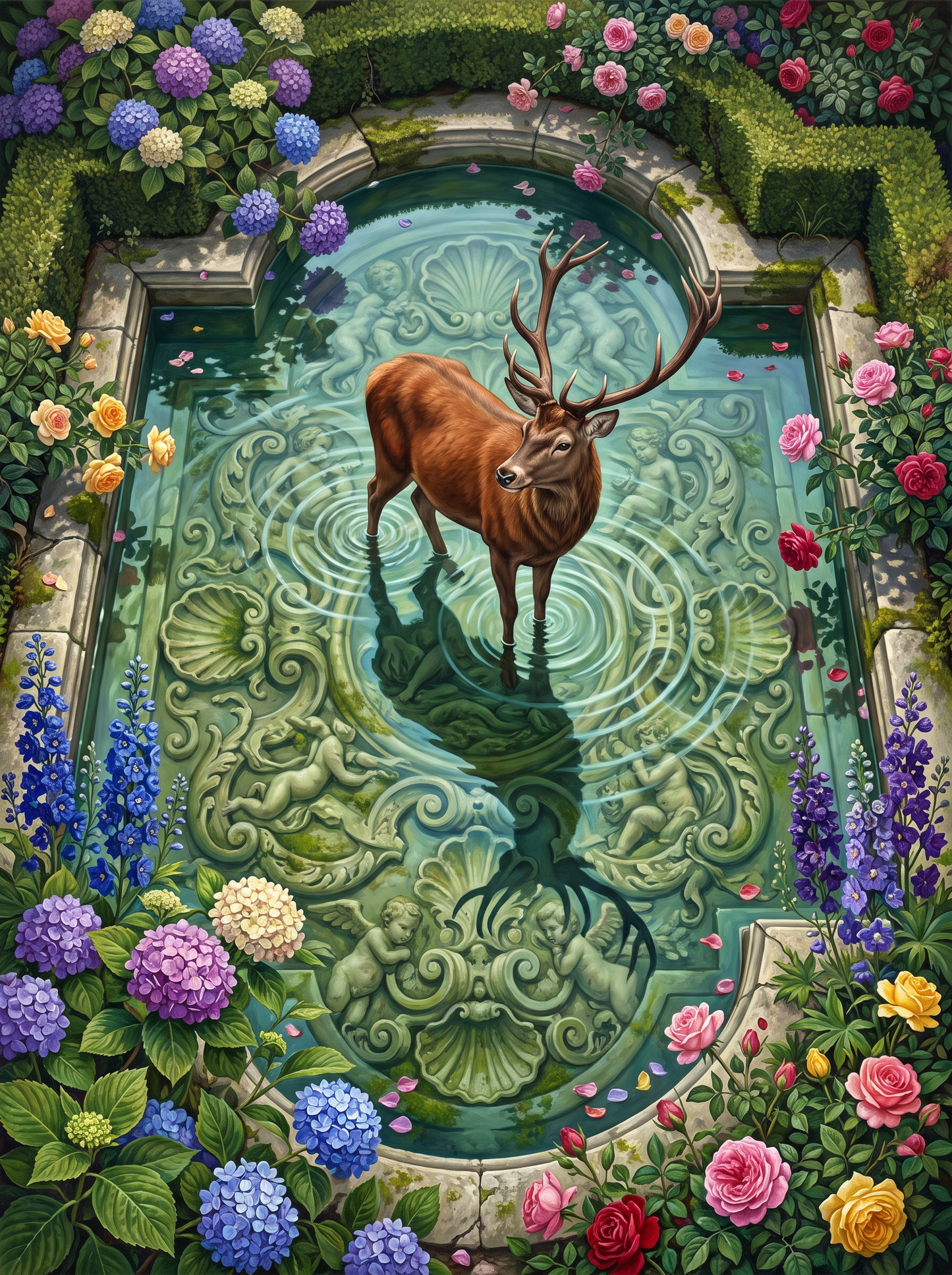 Baroque Stag Pool