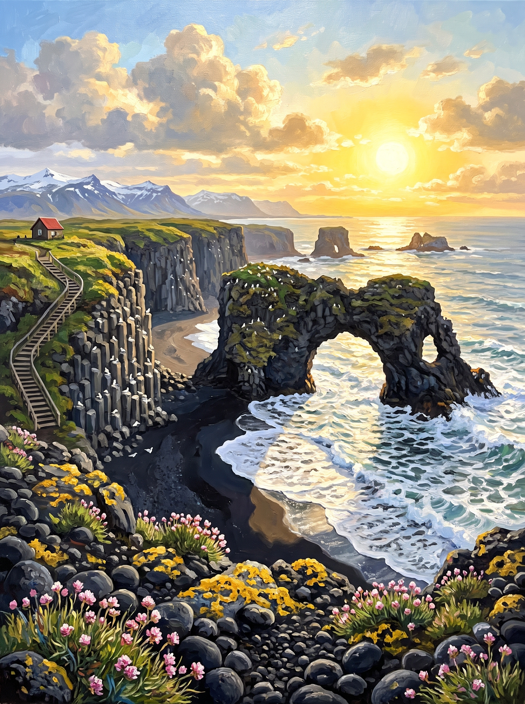 Basalt Black Beach