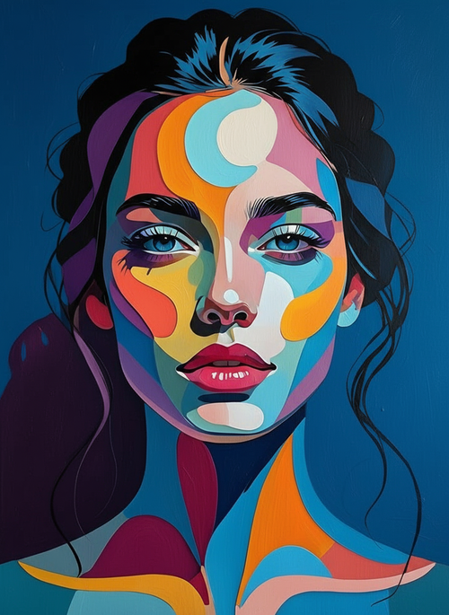 Celestial Muse (Board Canvas)