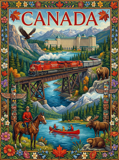 Canadian Wilderness Journey (Diamond Painting) Diamond Painting kit
