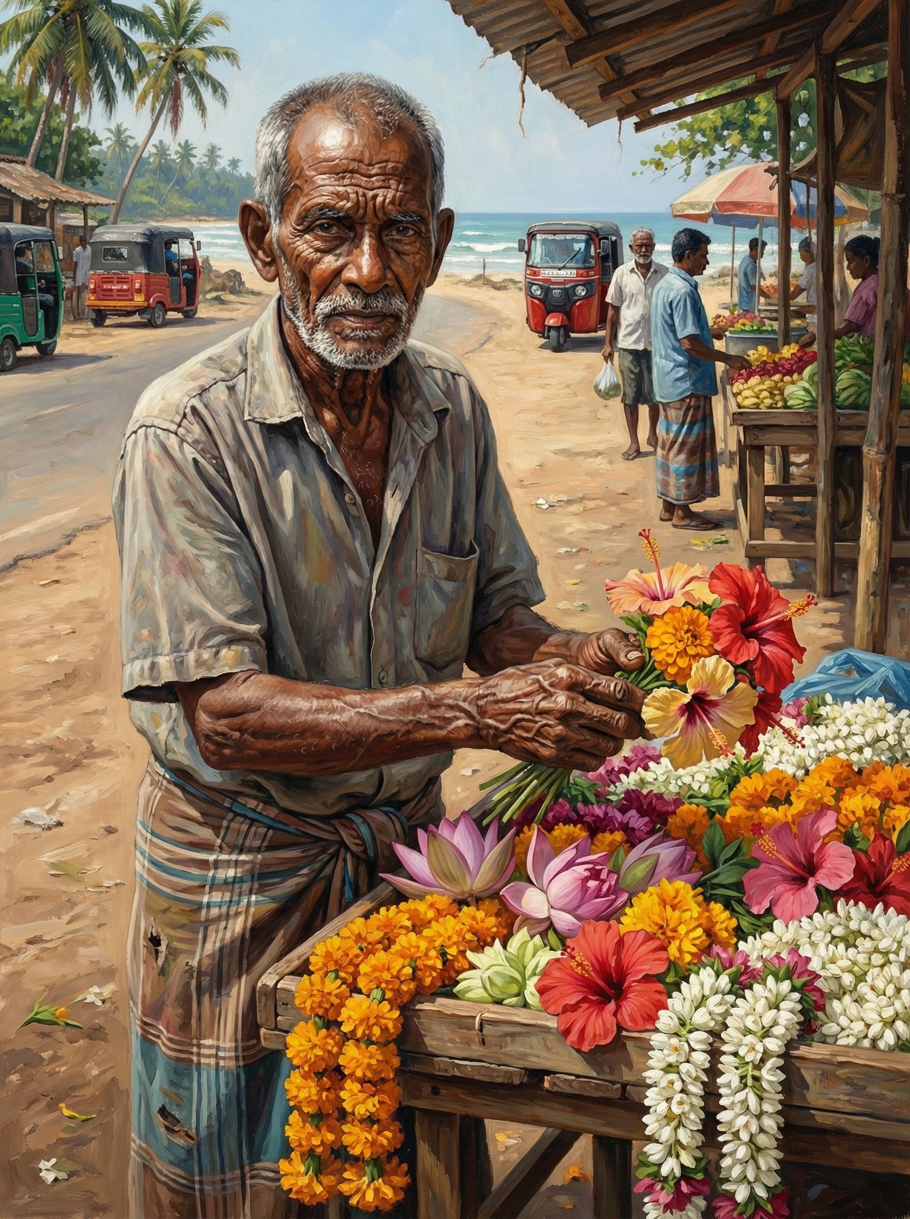Beach Garland Maker (Diamond Painting) Diamond Painting kit