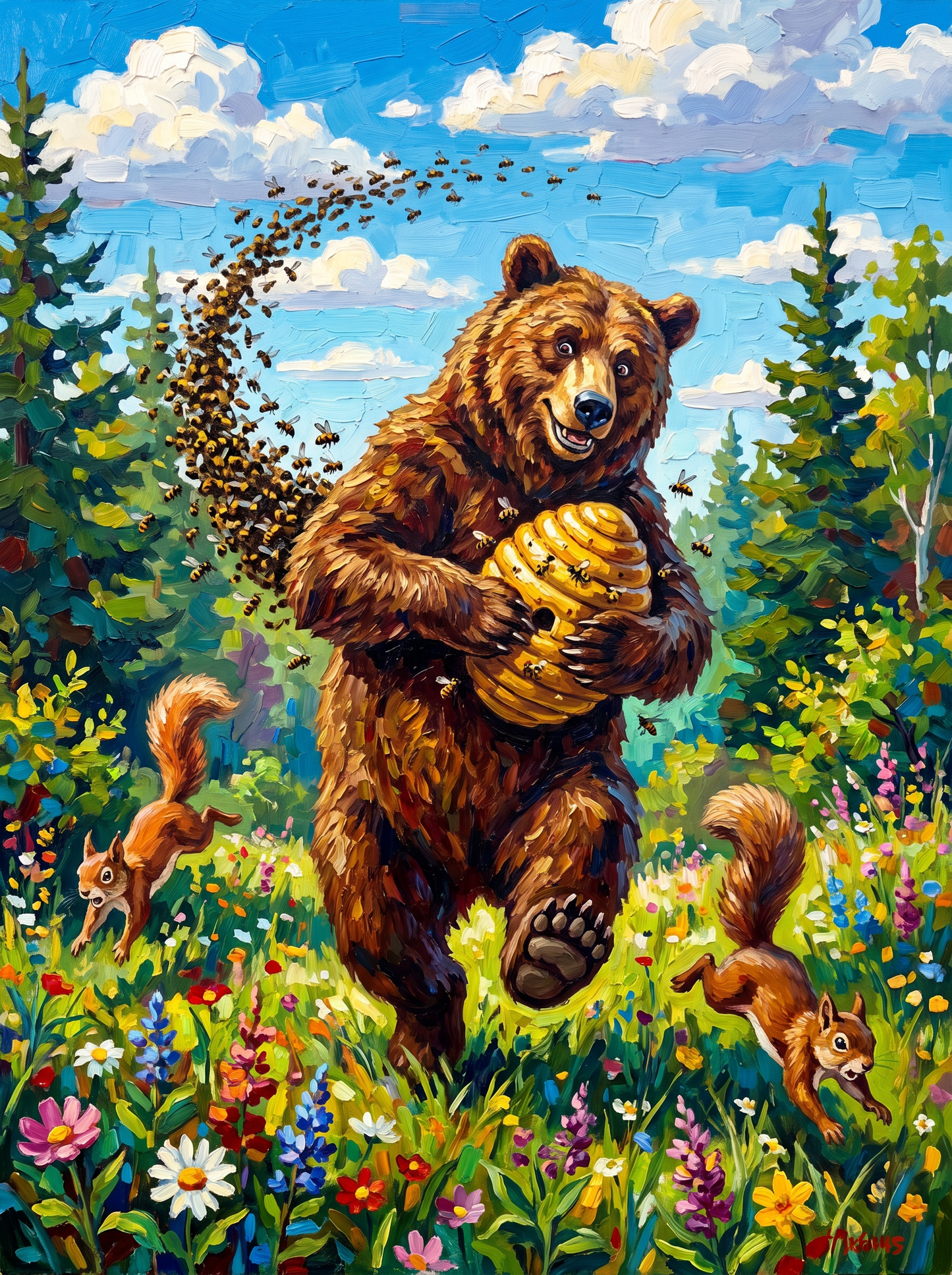 Beehive Bandit Bear