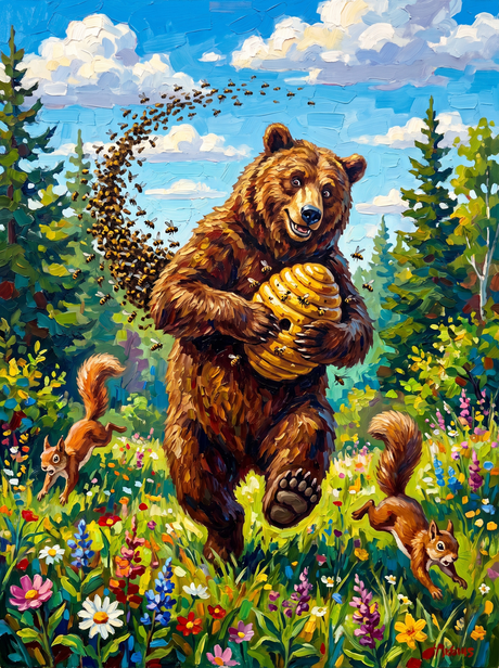 Beehive Bandit Bear