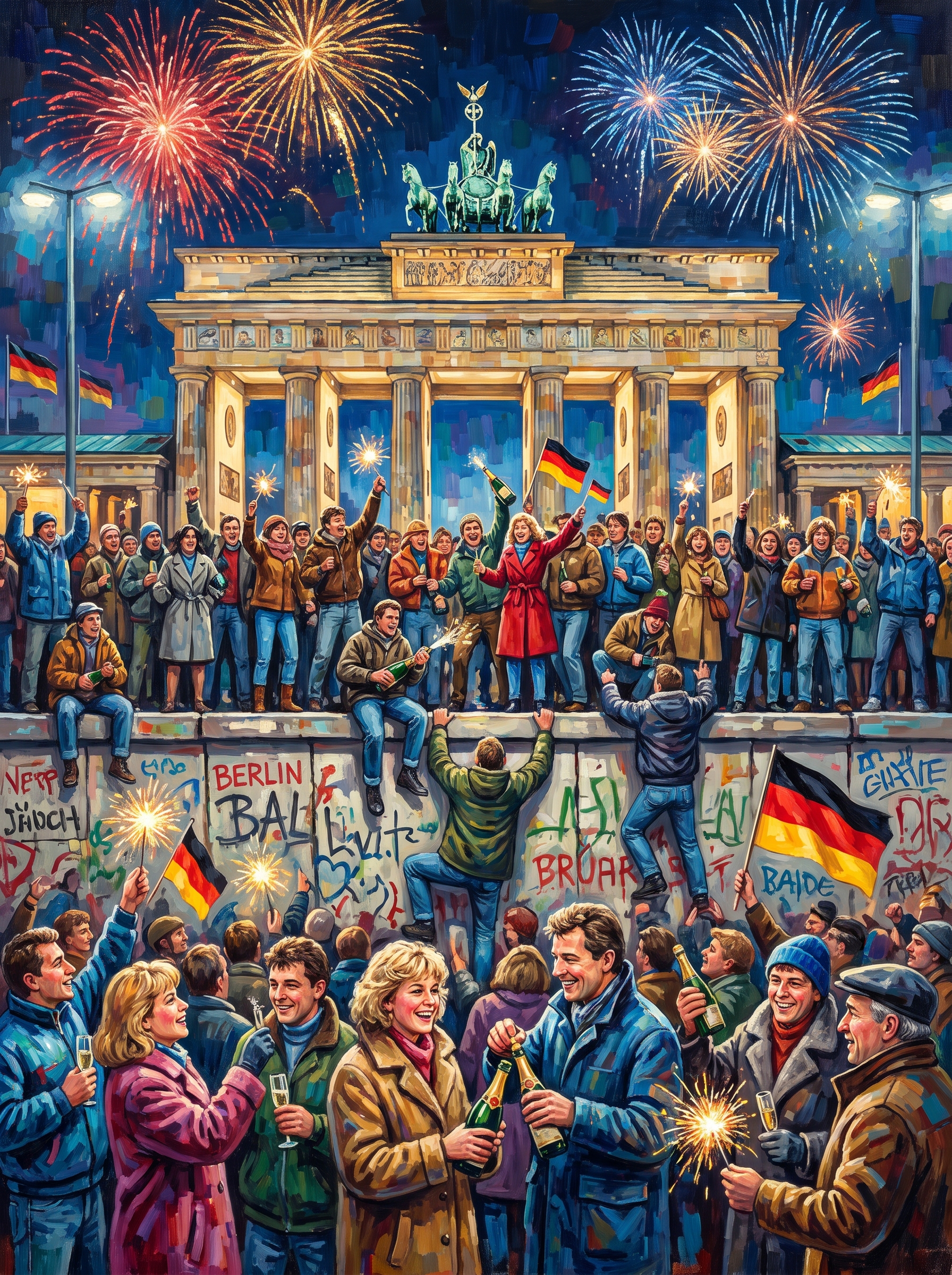 Berlin Wall Fall 1989