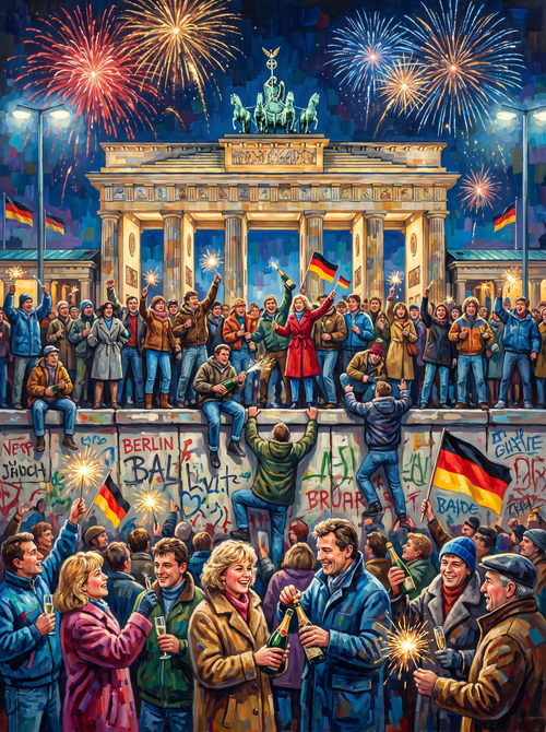 Berlin Wall Fall 1989