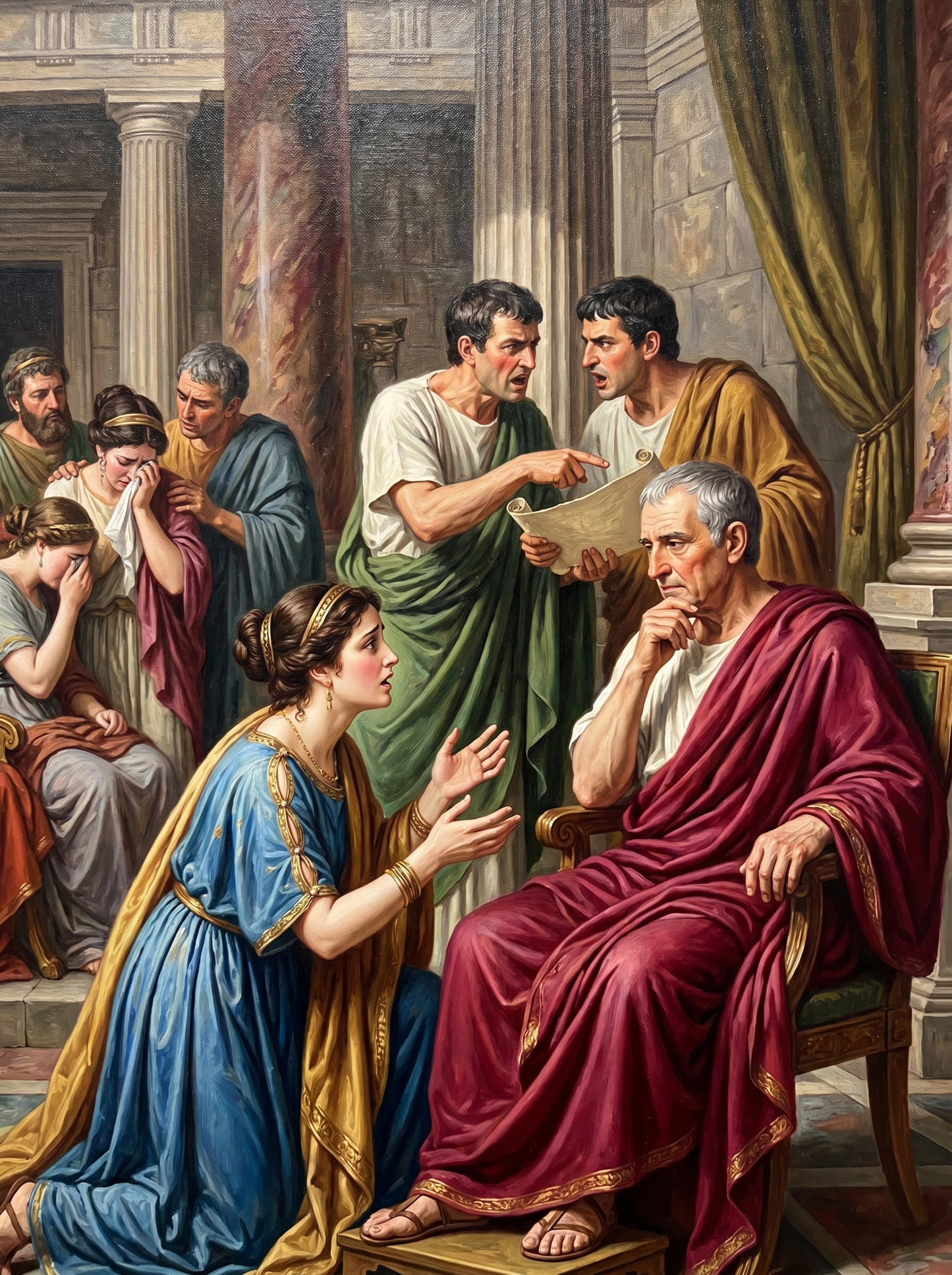 Biblical Elder Counsel (150 Color Diamond Painting)