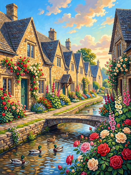 Arlington Row, Bibury, Cotswolds
