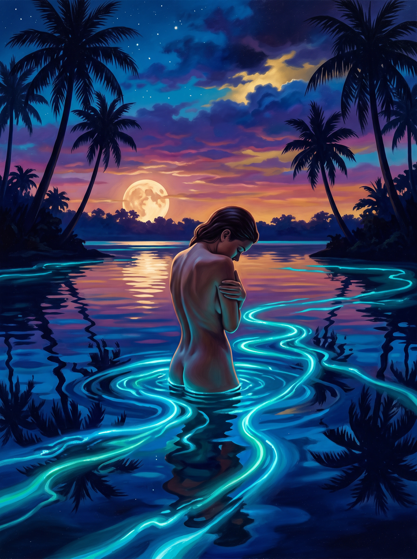 Bioluminescent Lagoon