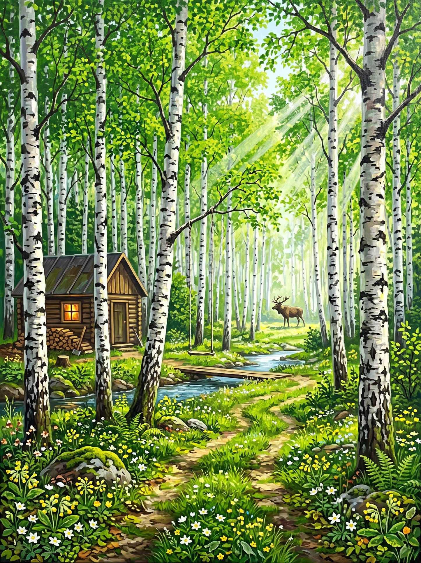 Birch Forest Spring
