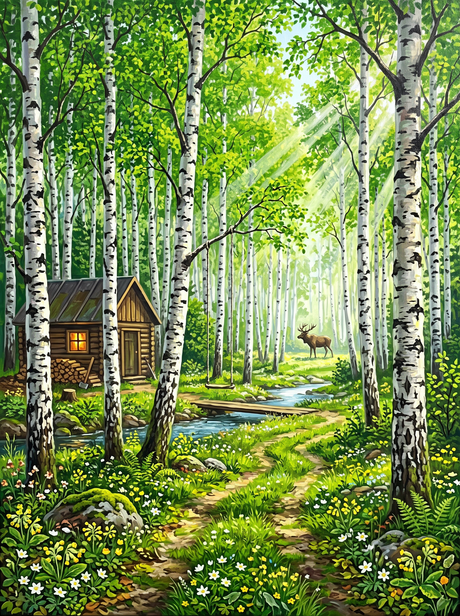 Birch Forest Spring