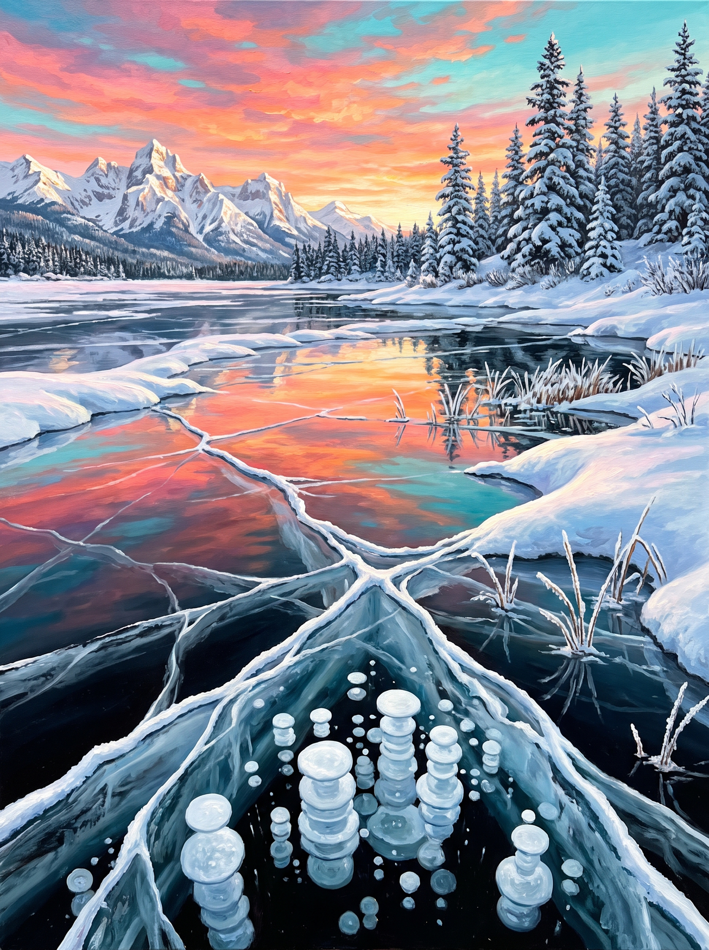 Black Ice Cracks