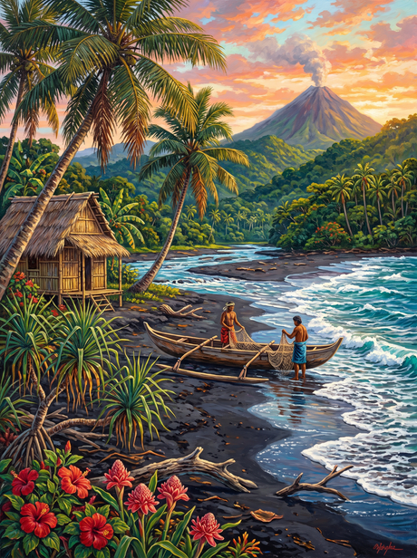 Black Sand River Mouth