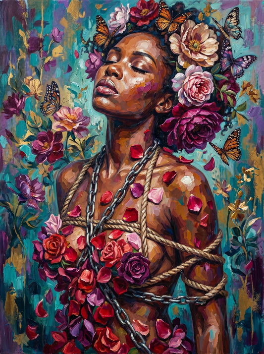 Bound in Full Bloom (150 Color Diamond Painting)